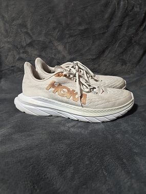 Hoka One One Gaviota 5 Women's Size US 9 Harbor Mist Rose Gold Sneakers